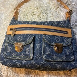 Louis Vuitton Denim Baggy PM Shoulder Bag